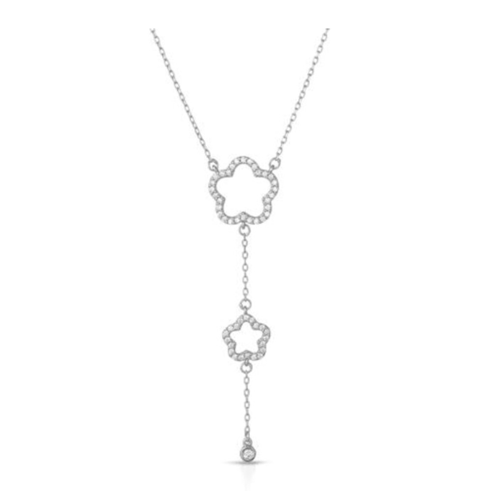 New Necklace with Cubic Zirconia- 925